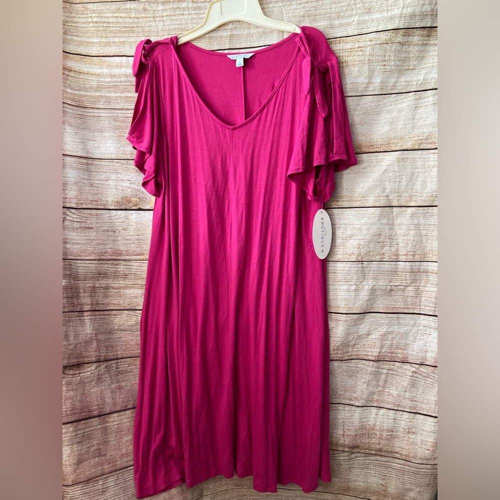 1X comfortable slip on dress-Boutique-NEW